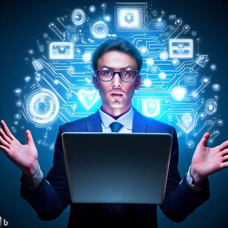 man thinking about many things