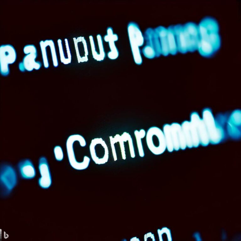 black color screen with some line of code, showcase prompt engineering ,command prompt