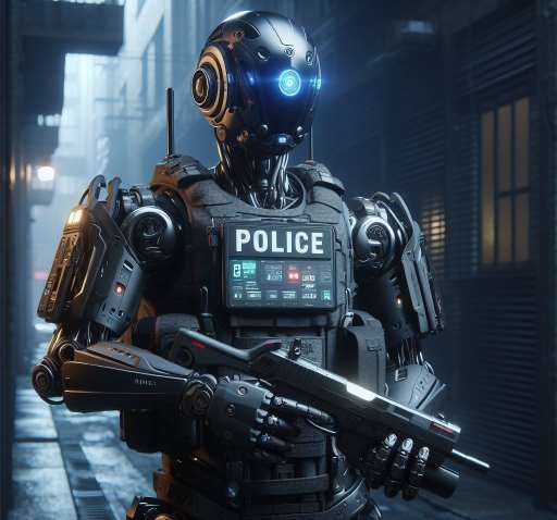 Robot police and future humanoid