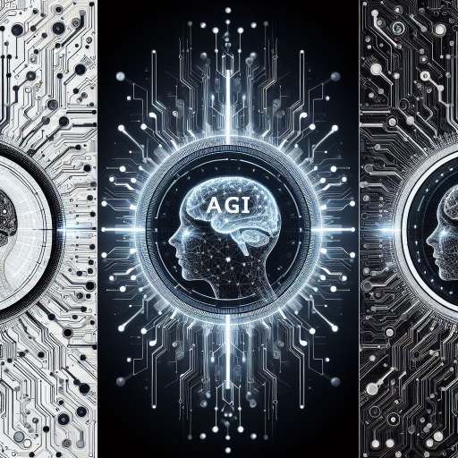 AGI system in black and white color