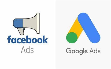 Facebook, google, ads