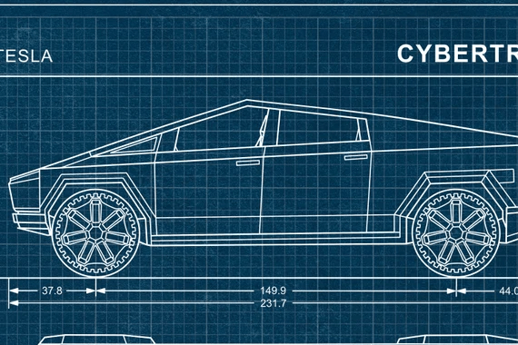 CAYBERTRUCK DESIGN BLUEPRINT