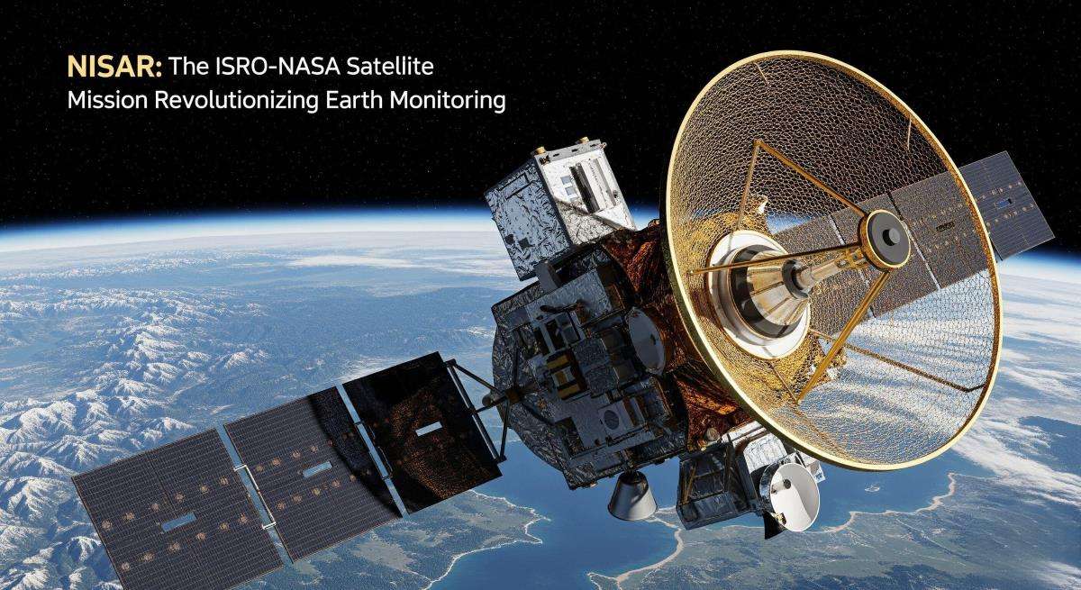 ISRO NASA MISSION NISAR Earth monitoring satellite