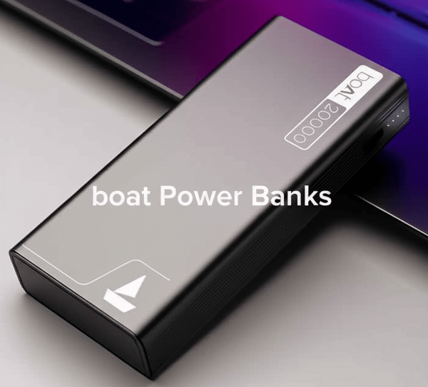 boat power bank text added on power banks