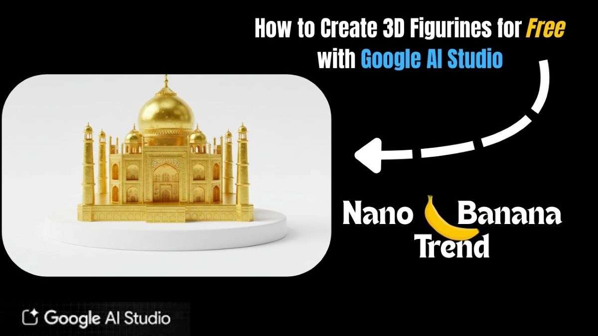 nano banana trend poster. And golden taj mahal