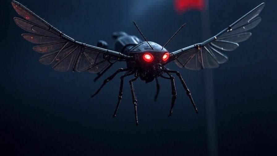 mosquito in dark background