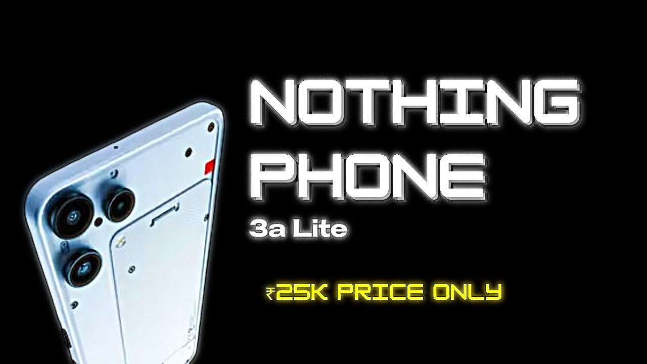 nothing phone 3a lite promotional image