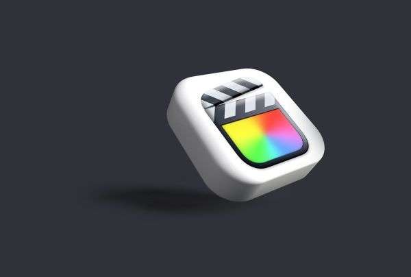 final cut pro software image 3d final cut pro logo with gray background