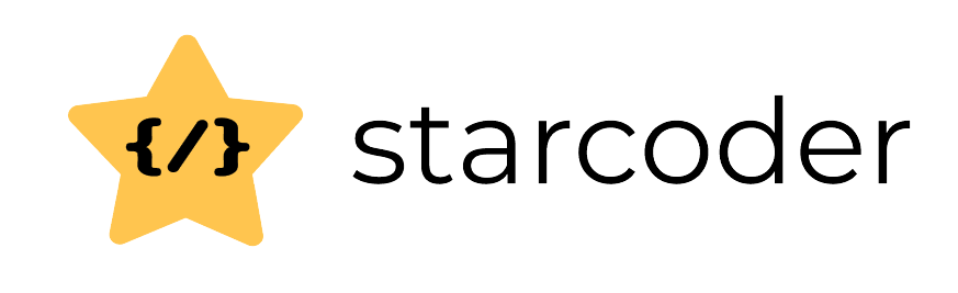starcoder logo with star and curly braces