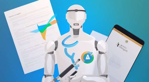 robot with medical document